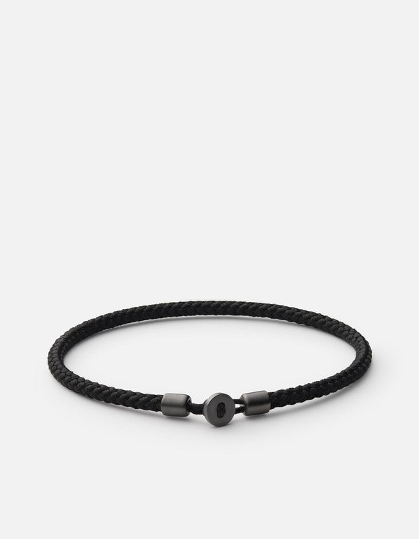Nexus Rope - Solid Black Bracelet - Miansai MACKEENE 