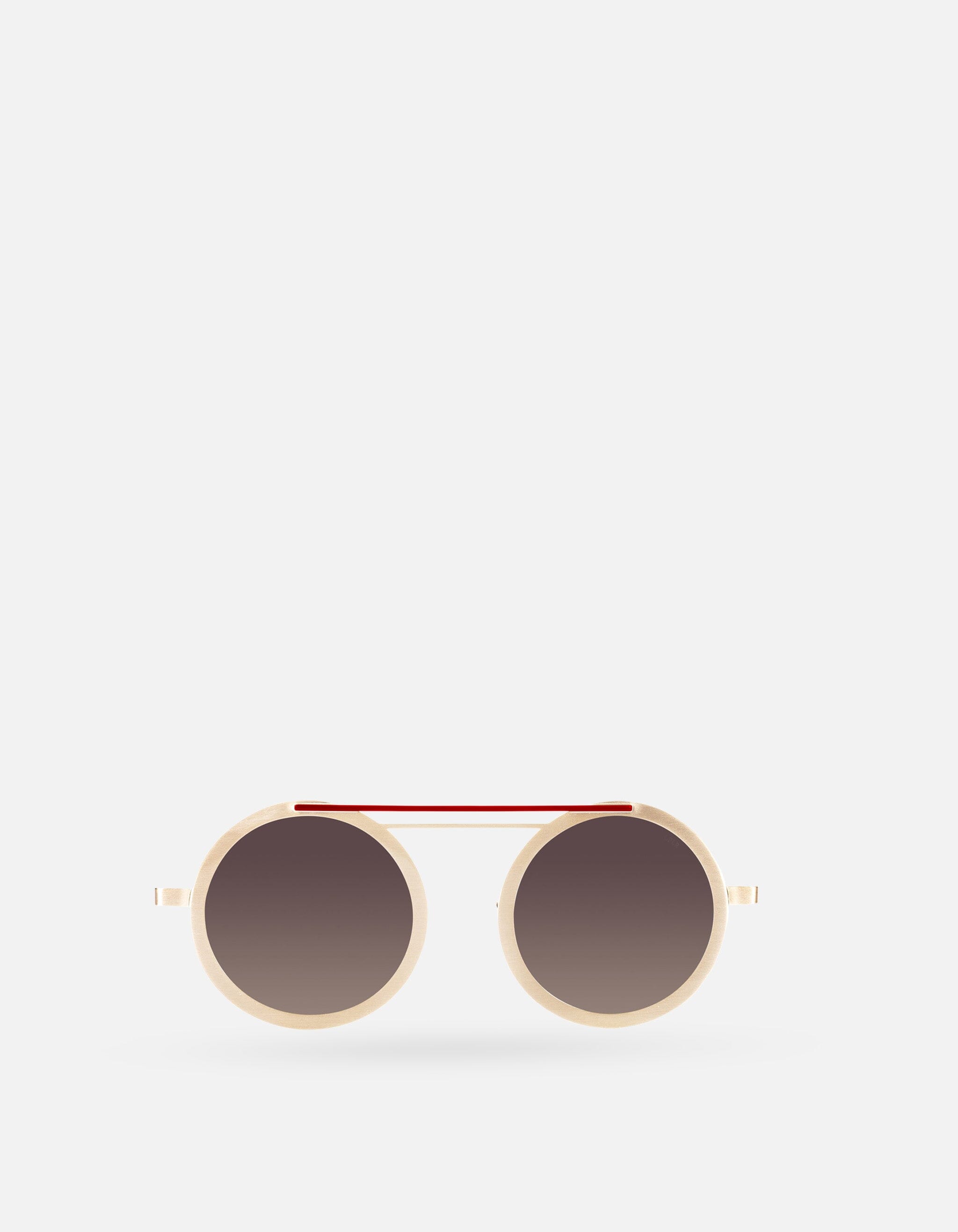 Videnci - Champagne Sunglasses - La petite lunette rouge MACKEENE 