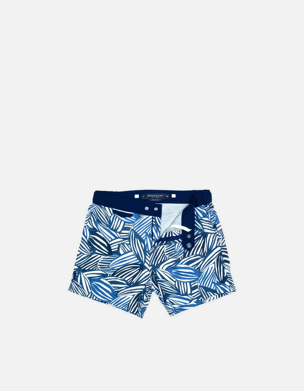 Gize - P05. Petrol Feve & Navy Swim Shorts - Gize MACKEENE 