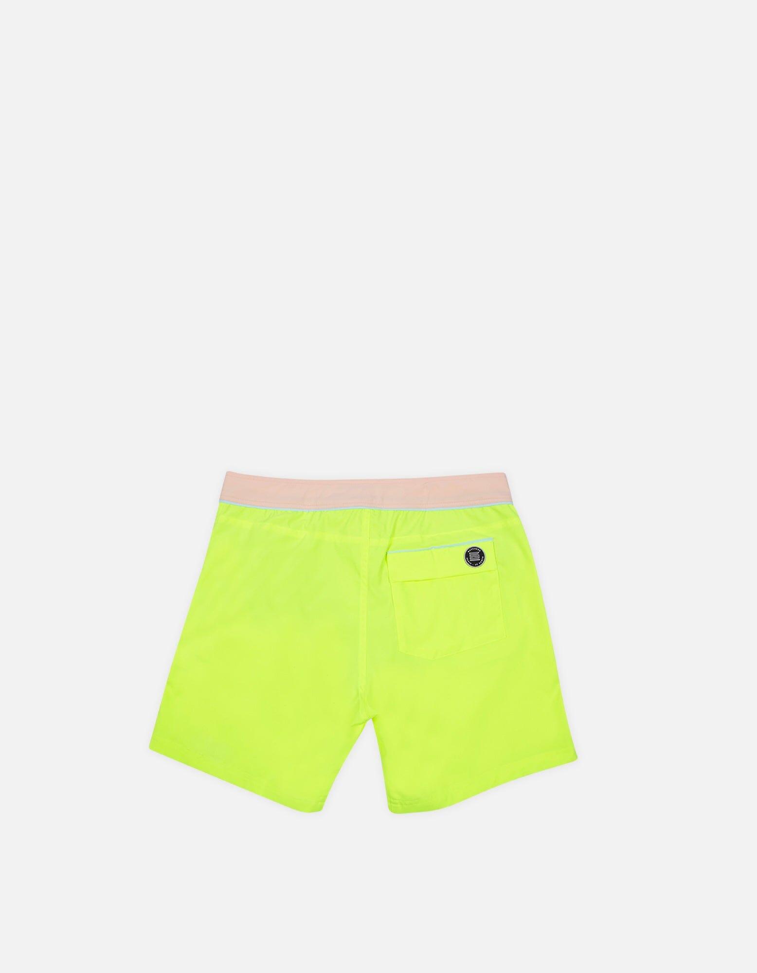 Barth4 - 04. Fluo & Peach Light Swim Shorts - Barth4 MACKEENE 