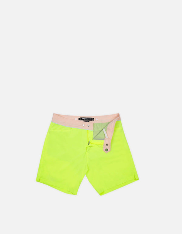 Barth4 - 04. Fluo & Peach Light Swim Shorts - Barth4 MACKEENE 