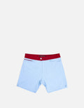 Barth5 - 01. Blue Light & Bordeau Swim Shorts - Barth5 MACKEENE 