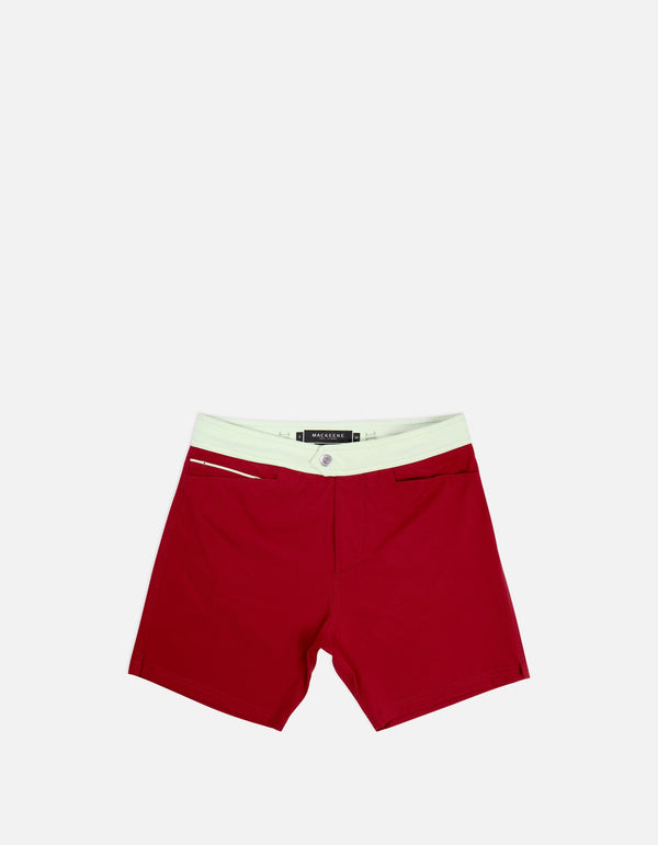 Barth5 - 02. Bordeau & Tea Swim Shorts - Barth5 MACKEENE 