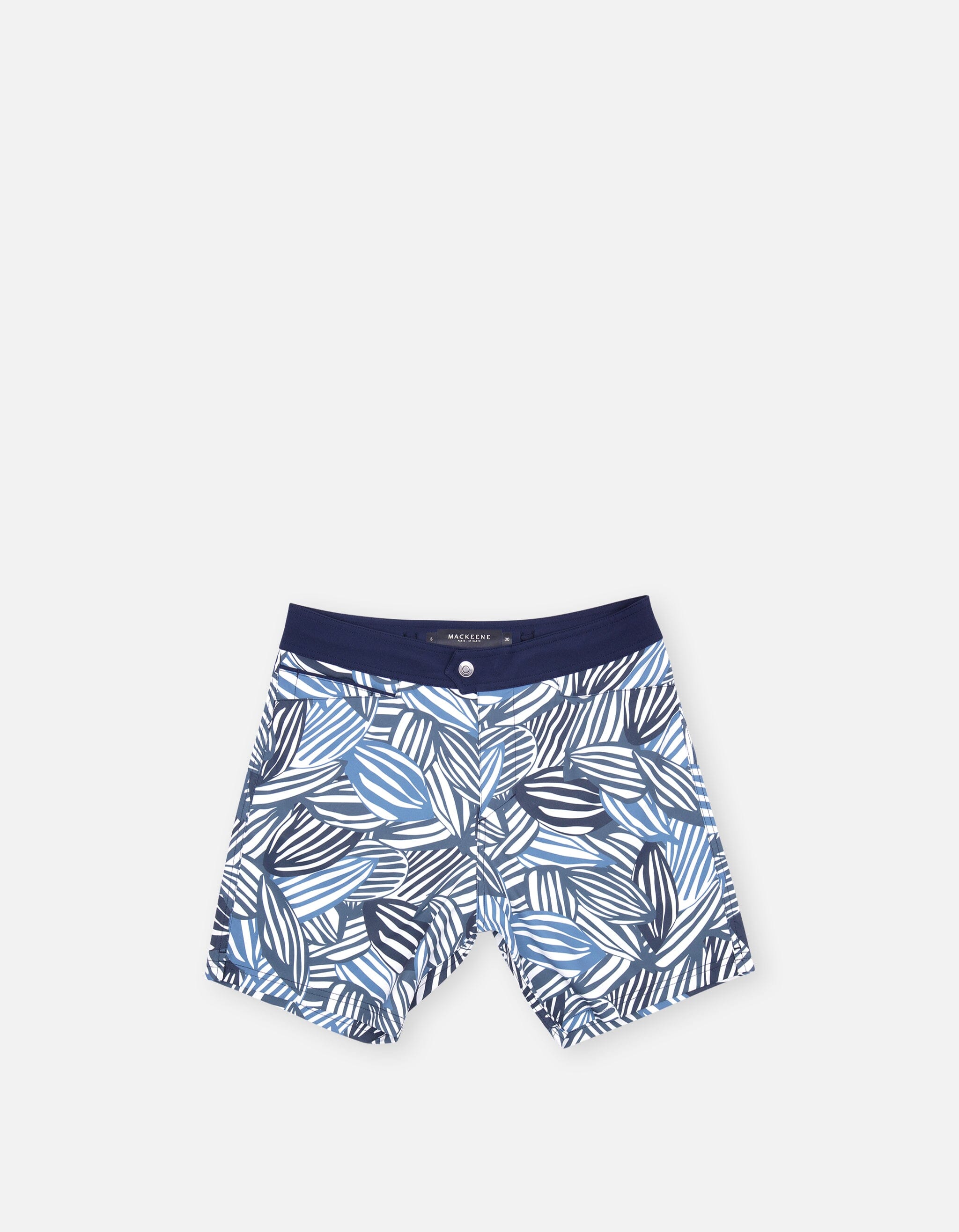 Barth5 - P22. Blue Feve Swim Shorts - Barth5 MACKEENE 