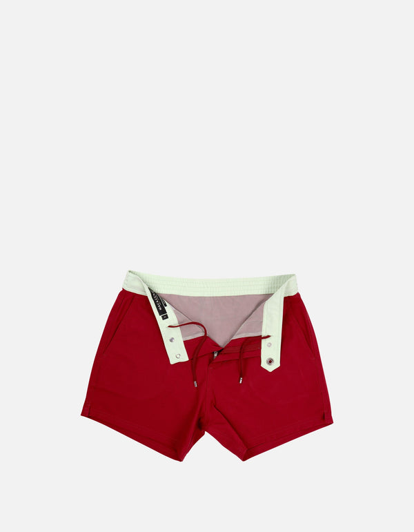 Ben - 02. Bordeau & Tea Swim Shorts - Ben MACKEENE 