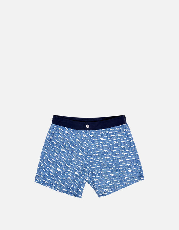 Ben - P21. Blue Waves Swim Shorts - Ben MACKEENE 