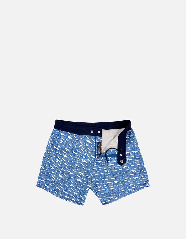 Ben - P21. Blue Waves Swim Shorts - Ben MACKEENE 