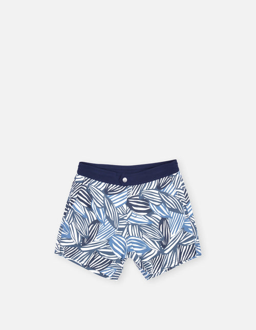 Ben - P22. Blue Feve Swim Shorts - Ben MACKEENE 