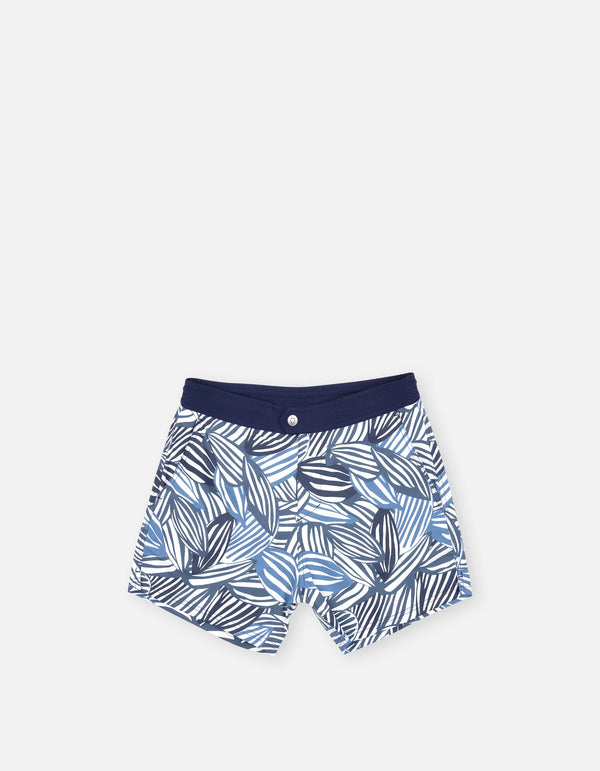 Ben - P22. Blue Feve Swim Shorts - Ben MACKEENE 