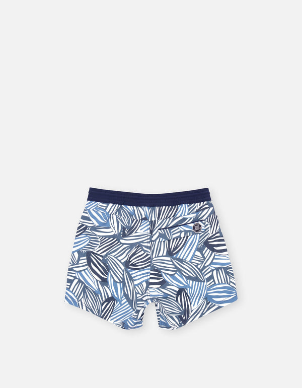 Ben - P22. Blue Feve Swim Shorts - Ben MACKEENE 