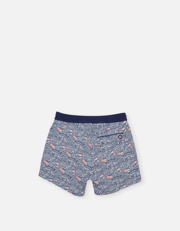 Ben - P23. Blue Nami Swim Shorts - Ben MACKEENE 