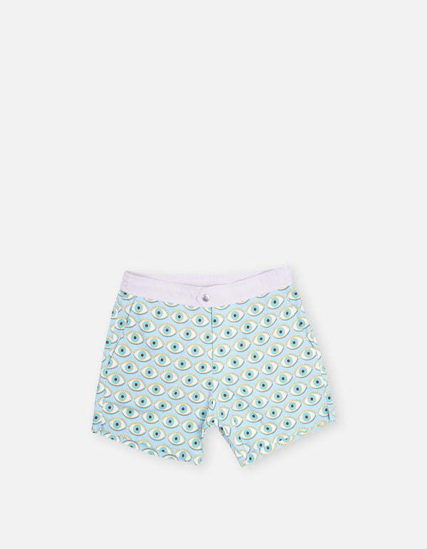 Ben - P33. Blue Eyes Swim Shorts - Ben MACKEENE 