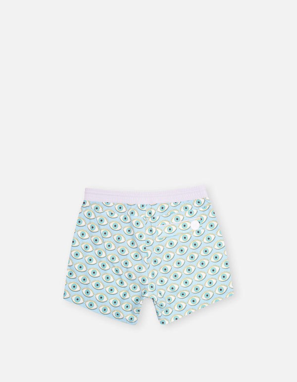 Ben - P33. Blue Eyes Swim Shorts - Ben MACKEENE 