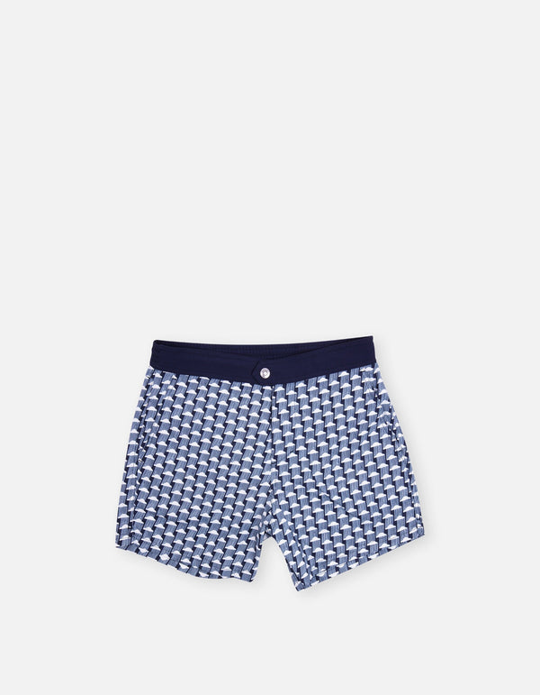 Ben - P34. Rainy Clouds Swim Shorts - Ben MACKEENE 