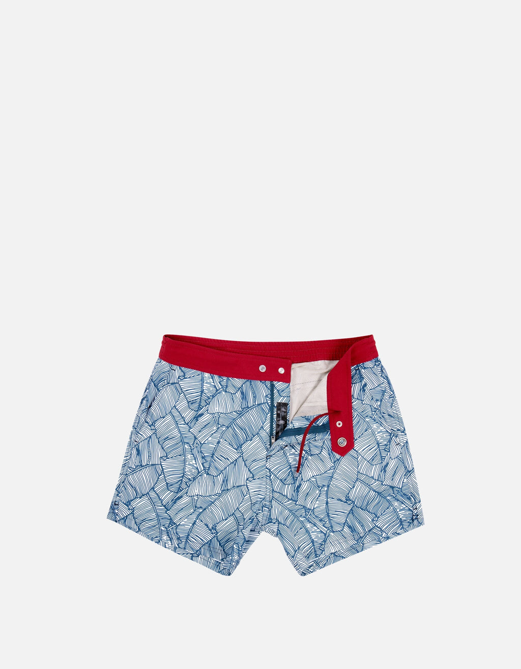 Ben - P36. Arty Blue Leaves Swim Shorts - Ben MACKEENE 