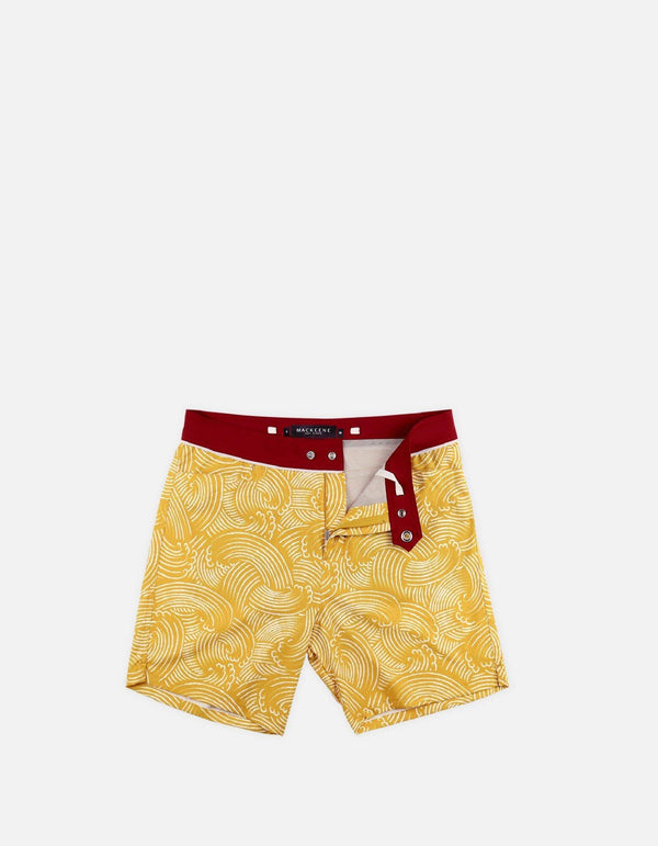 Barth4 - P11. Windy Mustard & Bordo Swim Shorts - Barth4 MACKEENE 