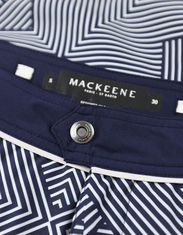 Barth4 - P17. Tron Navy & Navy Swim Shorts - Barth4 MACKEENE 