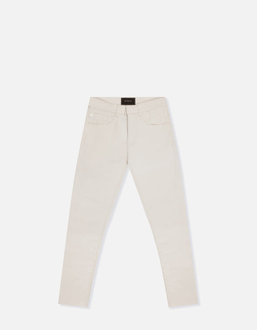 Aleks - 02. Ecru Stretch Jeans - Aleks MACKEENE 